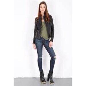 Rag & Bone medium wash Hampstead Skinny Jeans  24